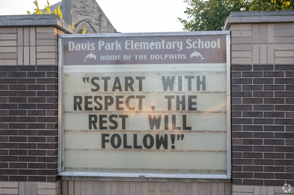 Davis Park Elementary School students learn important life lessons in the classroom.