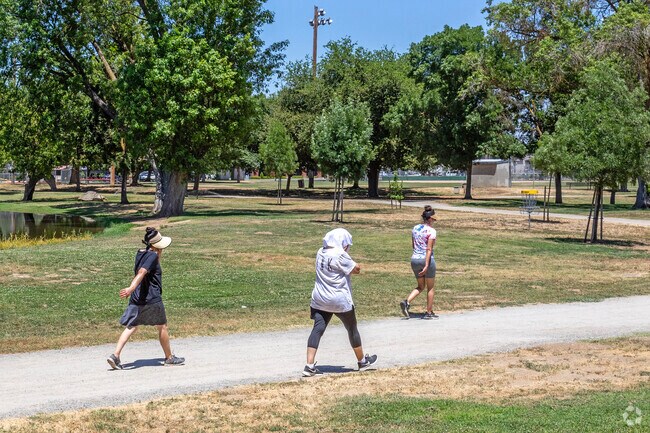 Enjoy an afternoon walk at Lions Town & Country Park near Madera Acres.