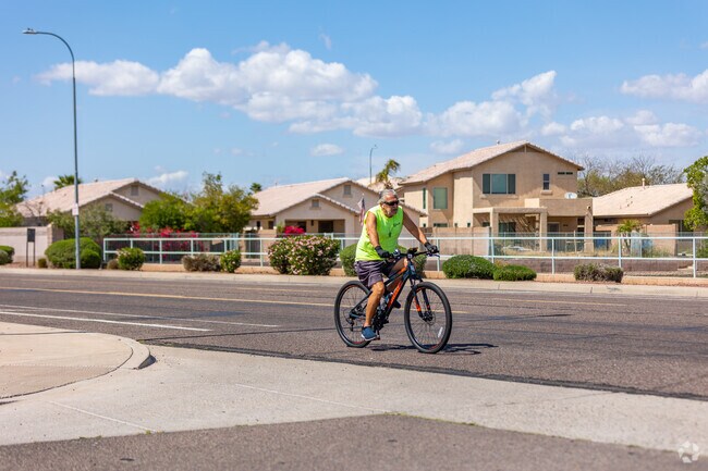 Take leisurely rides along the friendly streets of Garden Lakes and unwind.