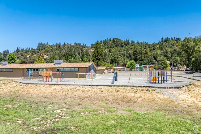Your kids will love the playground at Redway Elementary School.