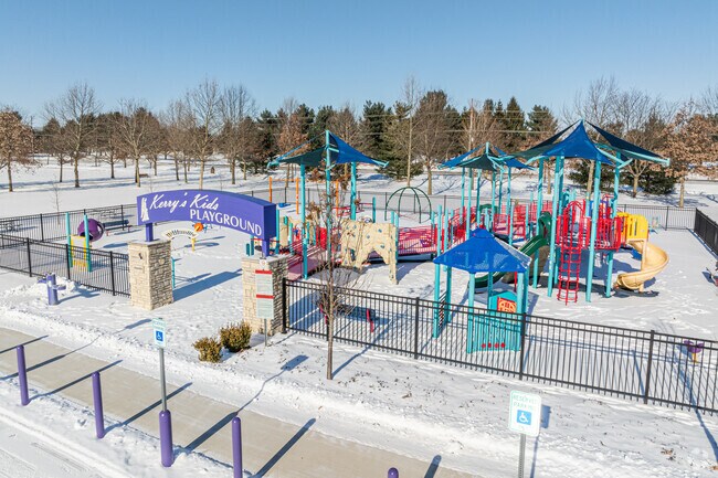 Hay Park is located on the Clover Trails neighborhood’s northern edge.