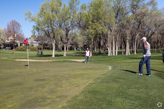 Practice your golf skills at Reflection Ridge by Bradford-Sterling Farms.