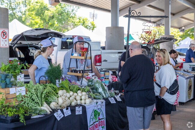 Local vendors offers a variety of goods at the Edmond Farmer's Market.