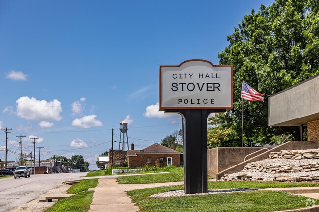 Stover is a small town with a variety of home grown amenities.