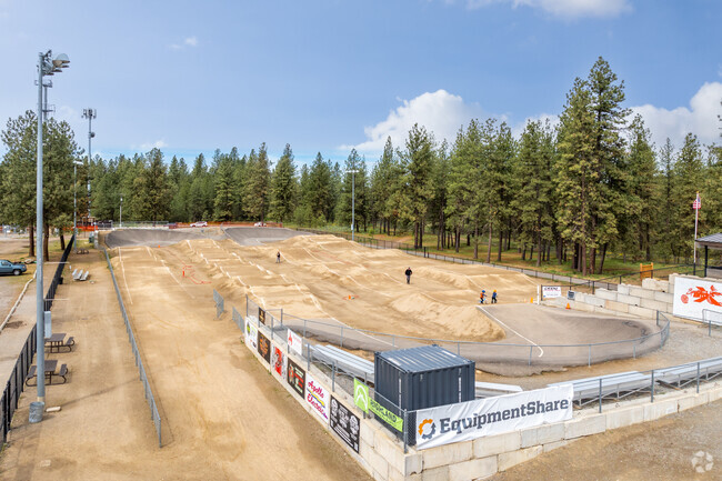 The Northwest Spokane neighborhood often features bmx races.