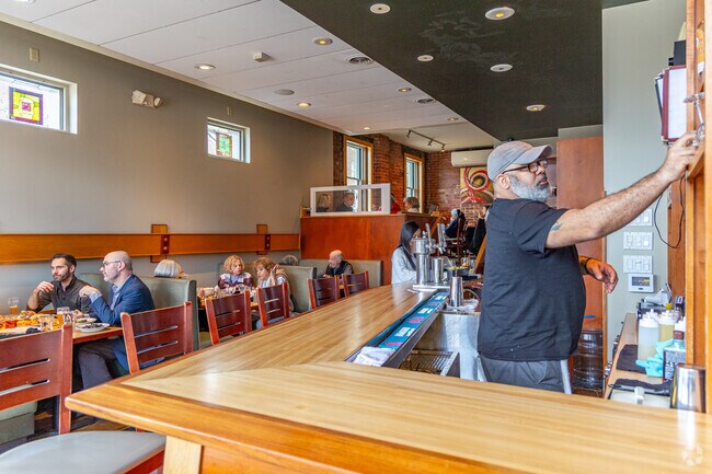 Point Brugge Cafe is a popular spot for residents of Point Breeze North.