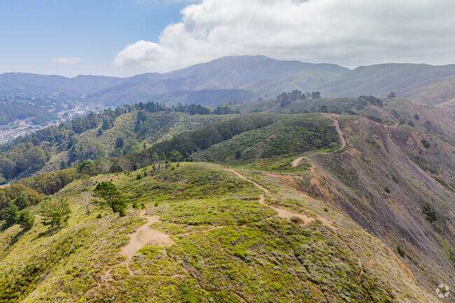 The Pedro Point headlands are filled with hiking trails.