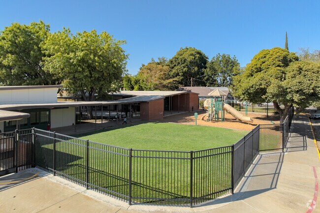 Children love to play on the play structure at Murdock Elementary School.