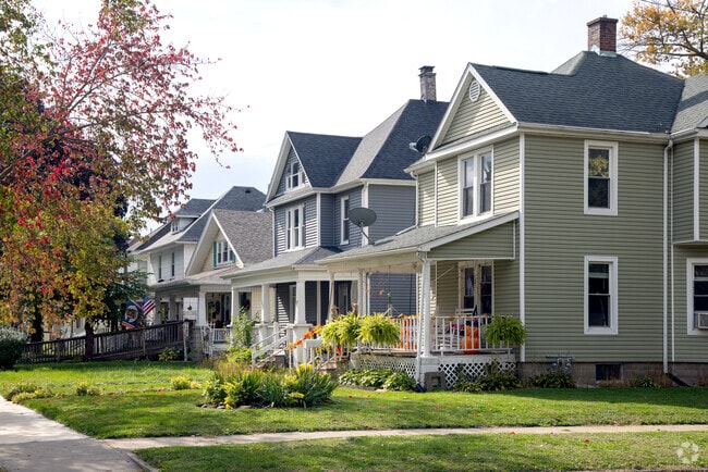 Historic homes are well-kept in Milford.