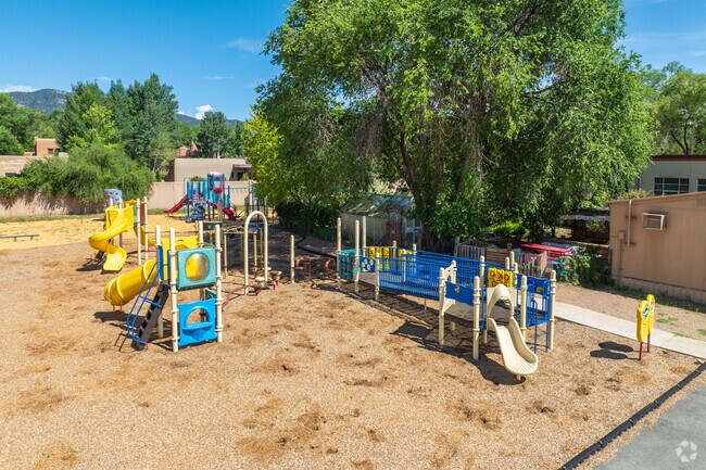 The playground at Acequia Madre Elementary.