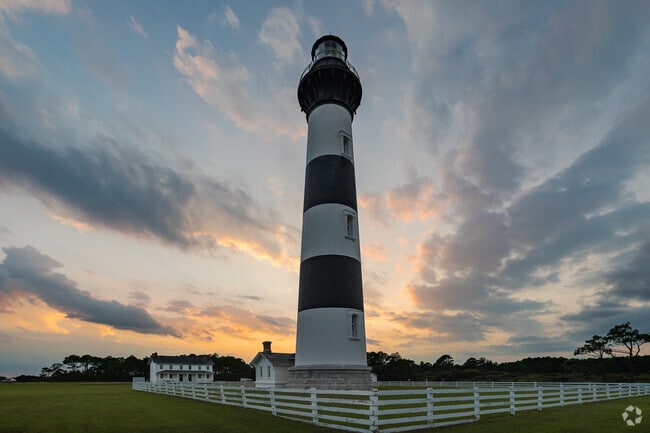 Rodanthe residents love to explore the beauty of the iconic Bodie Island Lighthouse on the OBX.
