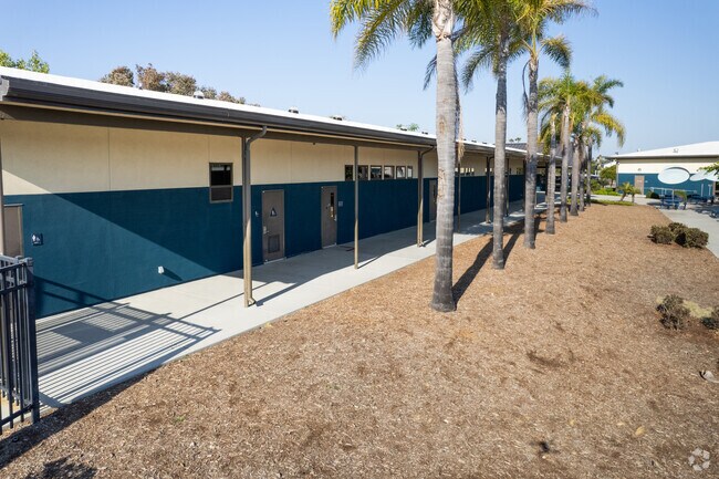 The hallways at Mission Elementary School in Oceanside.