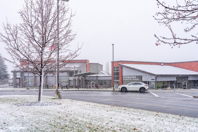 Greenacres Elementary School is located in a mostly residential neighborhood.