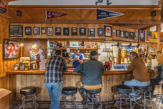 Cougar Bar and Grill is located in  the nearby town of Cougar.