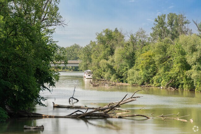 Irvington Creekside offers stunning views of Ellicott Creek.