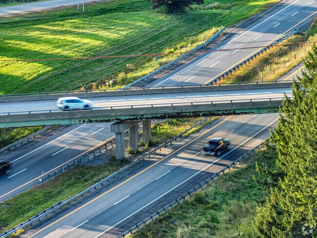 Commuters in Veazie use Route 2 and I-95 to get around in the town.