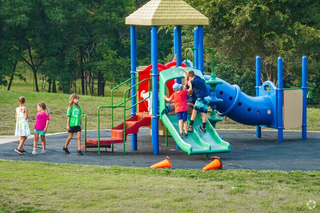 Kids can run around on the playground at Lake Shawnee Park in Tecumseh.