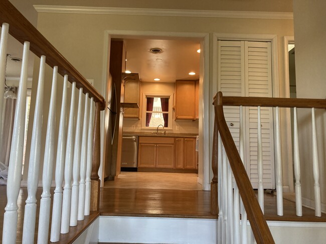 Entrance leads to well appointed kitchen.