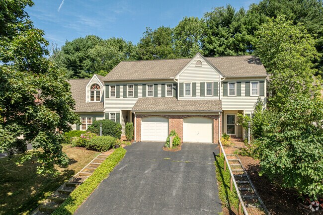 These Oyster Point townhomes come with back yards and garages.