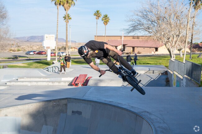 Dana Park's skate park is a local favorite place to practice some extreme sports in Barstow.