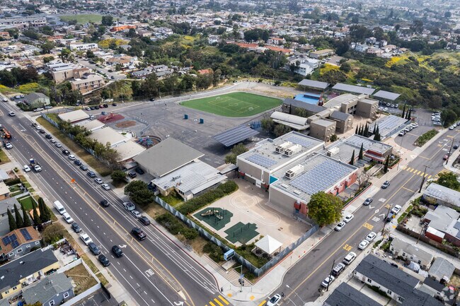 An Elevated View of Hamilton Elementary Located in Swan Valley.
