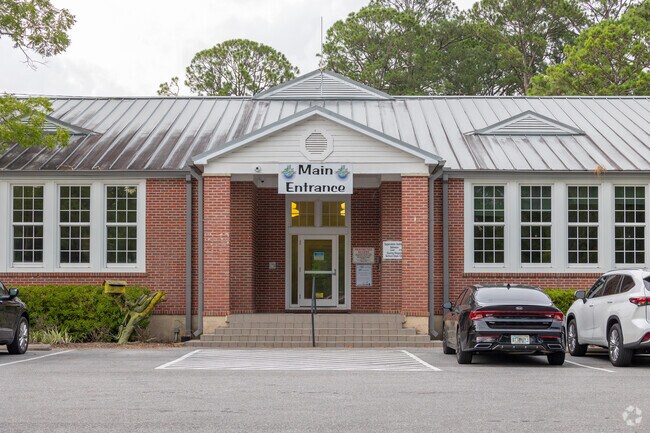 Bay Elementary School entrance.