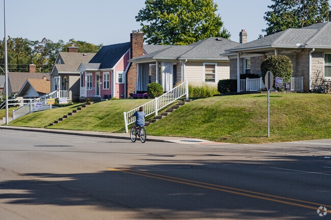 Beech Grove in Indianapolis has charming homes with wide streets and sidewalks.