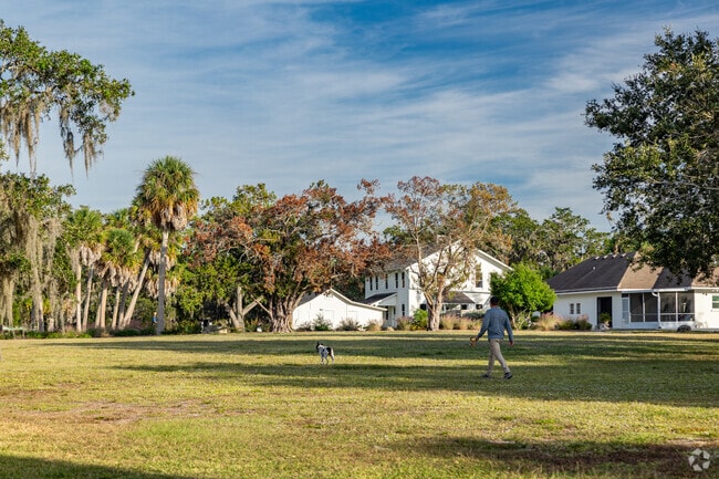 Philippi Estate Park is a popular location to walk dogs and exercise near South Sarasota.