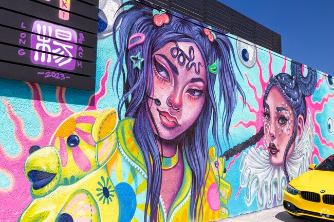 Zaferia is home to many murals such as this found on the side of Good Time which serves coffee.