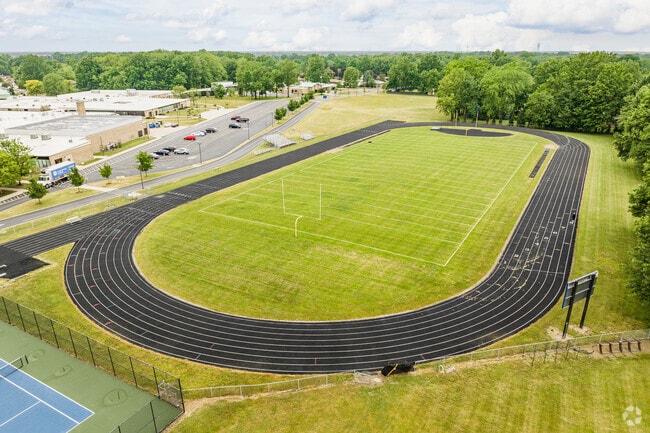 Berea-Midpark Middle School has a full size track and field.