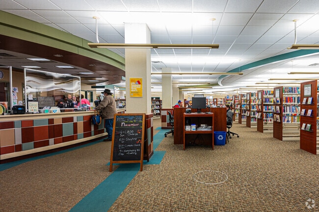 The public library is a popular place for book lovers.