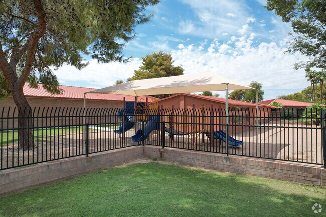 Gilbert Elementary includes a playground for its students.