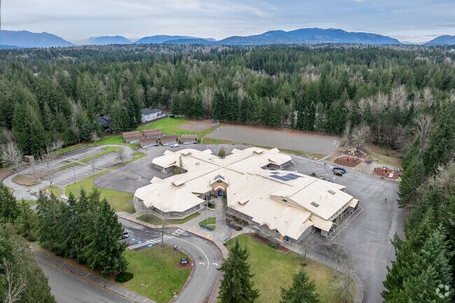 Christa Mcauliffe Elementary School aerial view.
