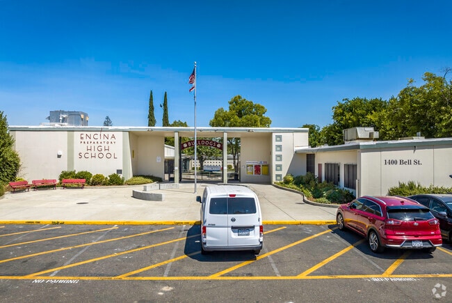 Encina High School is a college preparatory school near Cottage Park.