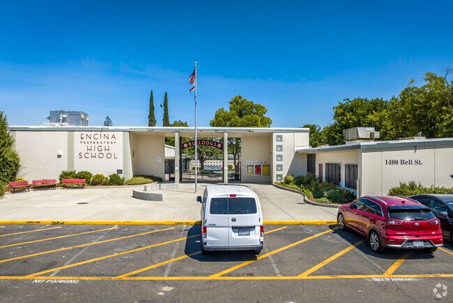 Encina High School is a college preparatory school near Cottage Park.