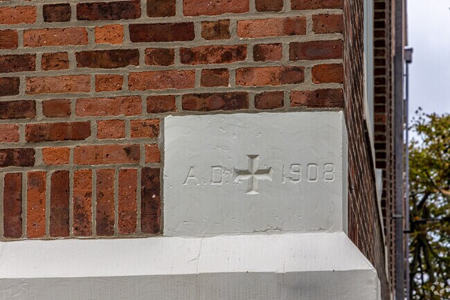 Peninsula Preparatory Academy building was built in 1908 as mentioned in cornerstone.