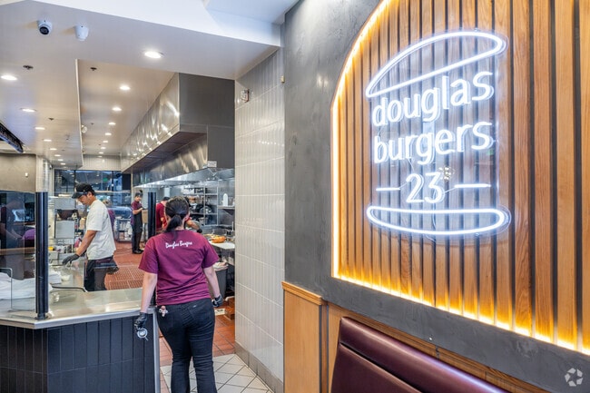 Douglas Burgers in Warm Springs is a popular spot with its large selection of craft burgers.