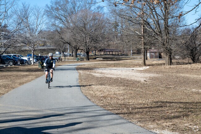 Mount Airy residents love the green space and bike trails that run through the city.