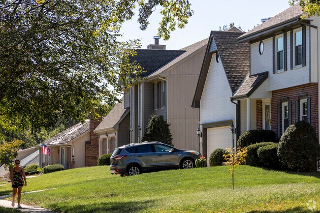 Tree-lined streets make for a pleasant outdoor experience in Chapel Ridge.