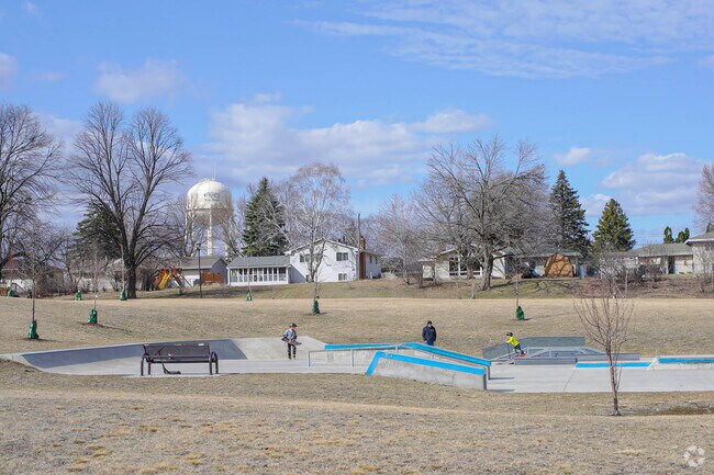 The skate park at Civic Center Park  in New Hope is fun for the whole family.