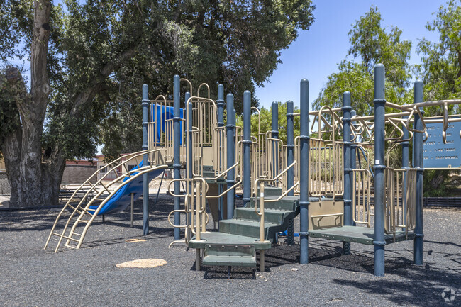 The playground of the Potrero Elementary School in Outlying San Diego County,