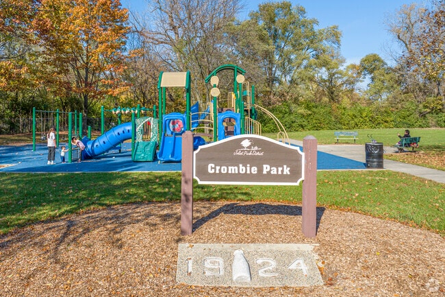 Play with your friends and be young again at Crombie Park in Northeast Joliet.
