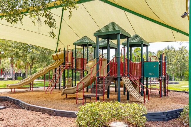 Country Walk Park in Wesley Chapel has a shaded playground for younger children to explore.