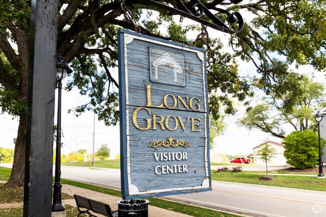 Long Grove visitor center has information about the areas history.