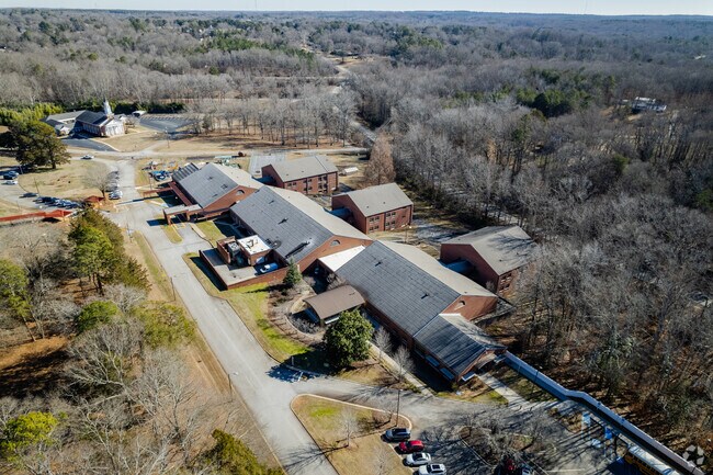Aerial overview of Cedar Springs Academy