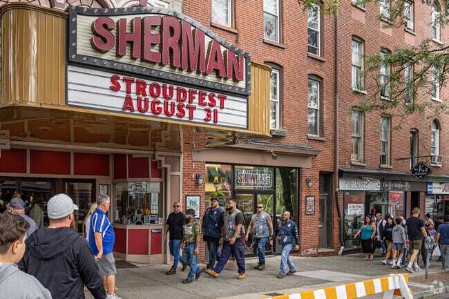 Stroudfest is sponsored by Sherman Theater in downtown Stroudsburg.