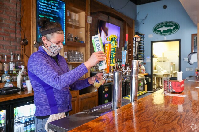 Grab a cold beer at Eastfield Bar & Grill in Highland Creek.