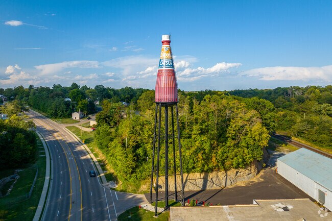 Dip into the history of Collinsville with a visit to the iconic World's Largest Catsup Bottle.