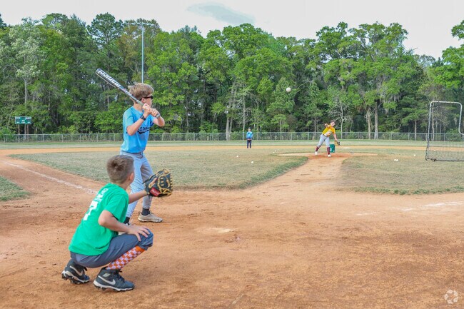 Kids can swing for the fences in local parks.