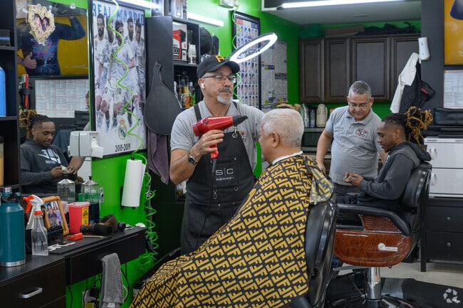 Prospect Park is just next door to Paterson, home to many ethnic barbershops and eateries.